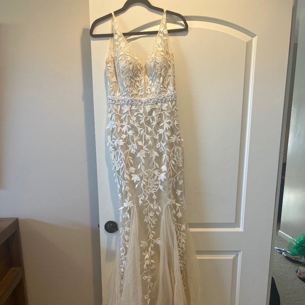 Baltic Born- Ivory & White gown